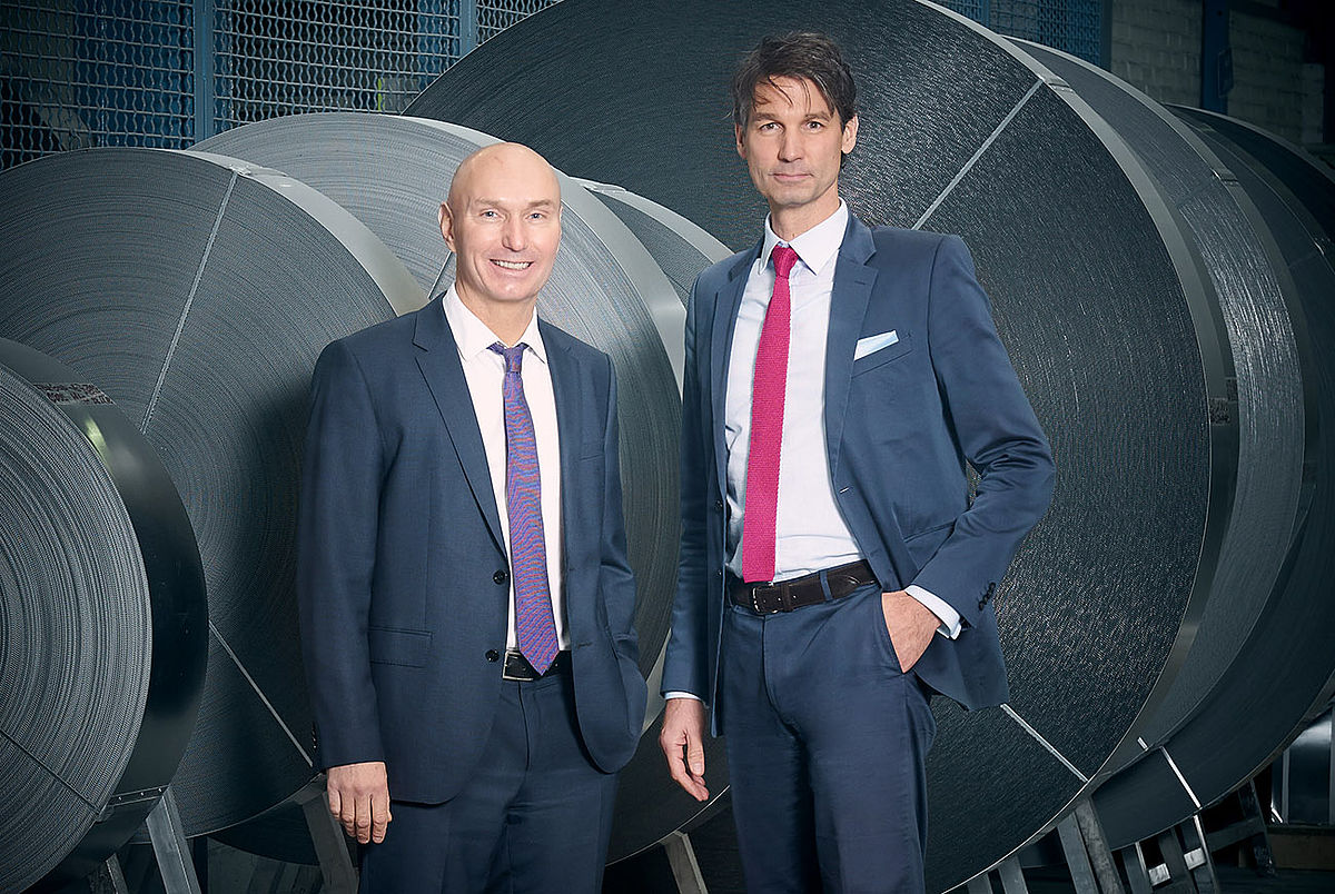 Co-partner Arndt Klingenburg and CEO Rolf. F. Oberhaus
